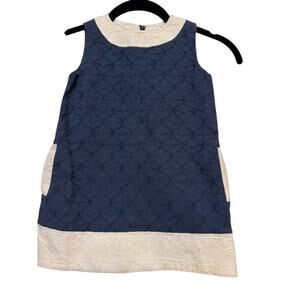 Vineyard Vine 3T navy and white party dress